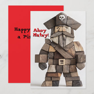 Happy Talk als een piratendag Kaart
