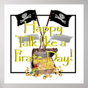 Happy "Talk as a Pirate" Day Poster