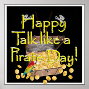 Happy "Talk as a Pirate" Day Poster