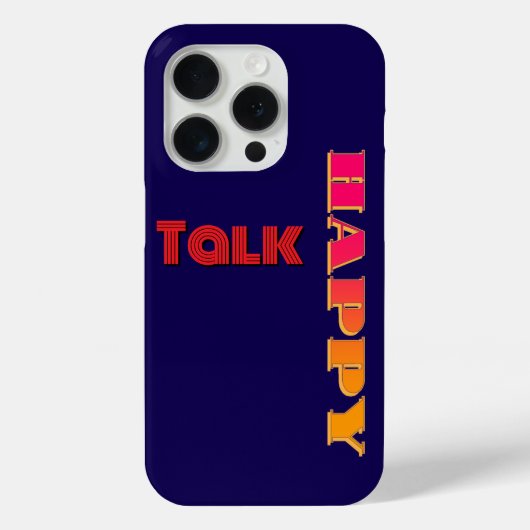 Happy Talk DK Blue Case-Mate iPhone Case (Achterkant)