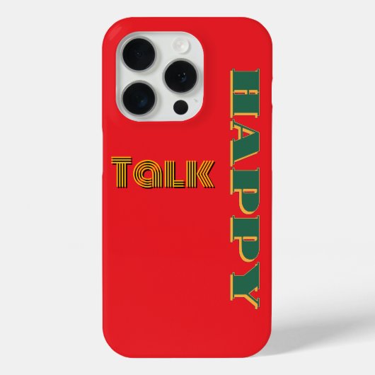 Happy Talk Red Green Case-Mate iPhone Case (Achterkant)