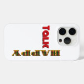 Happy Talk White Case-Mate iPhone Case (Achterkant (horizontaal))