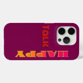 Happy Talk wijn Case-Mate iPhone Case (Achterkant (horizontaal))