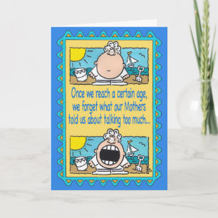 HAPPY TALKER Verjaardag Kaart