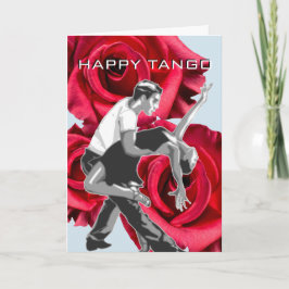 HAPPY TANGO-Wenskaart Kaart