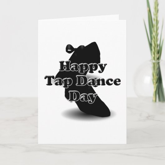 Happy Tap Dance Day Kaart (Voorkant)