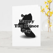 Happy Tap Dance Day Kaart (Gele Bloem)