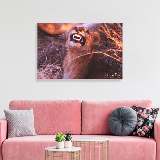 Happy Tau Canvas Afdruk (Insitu (Woonkamer))