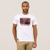 Happy Tau, Lion, red ons wildT-shirt T-shirt (Voorkant volledig)