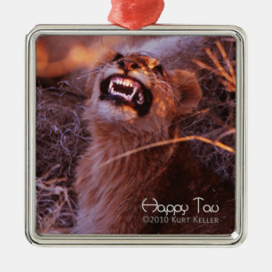 Happy Tau Metalen Ornament