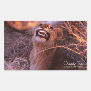 Happy Tau Rechthoekige Sticker