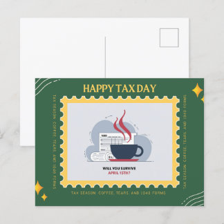 Happy Tax Day Briefkaart