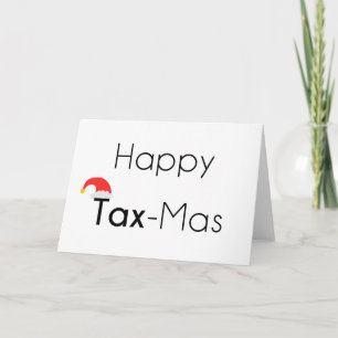 Happy TaxMas Feestdagen Kaart