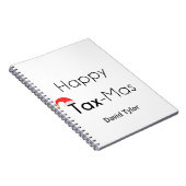 Happy TaxMas Notitieboek (Rechterzijde)