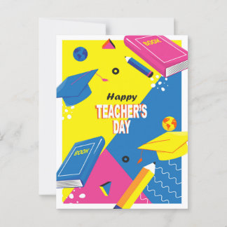 Happy Teacher's Day Briefkaart