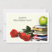 Happy Teachers' Day Custom Kaart (Voorkant)