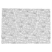 Happy Teeth Pattern Groot Cadeauzakje (Achterkant)