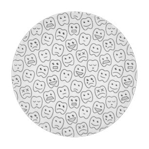 Happy Teeth Pattern Snijplank