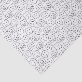 Happy Teeth Pattern Tissuepapier (Detail)