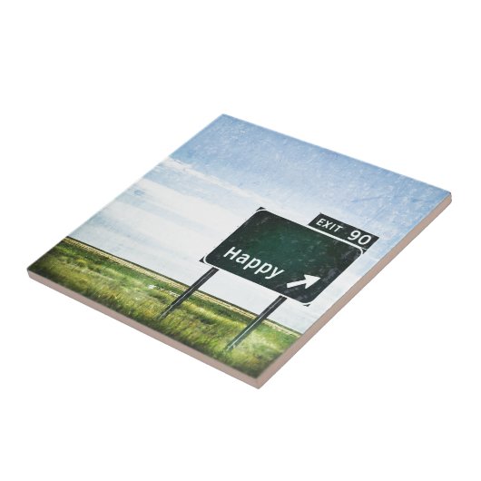 Happy Tegeltje (Zijkant)