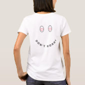 Happy Text Funny T-shirt - Personnalisable (Dos)