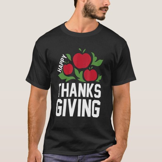 Happy Thanks Giving T-shirt (Voorkant)