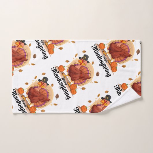 Happy Thanksgiving (Serviette à main)