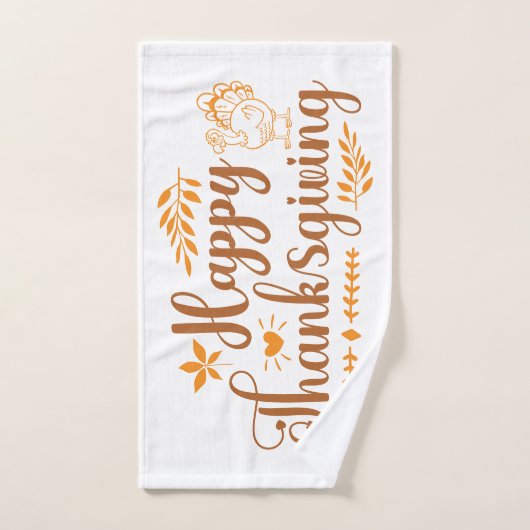 Happy Thanksgiving (Serviette à main)
