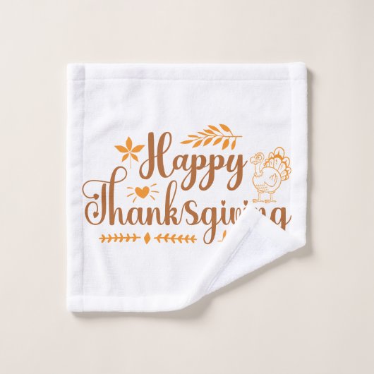 Happy Thanksgiving (Gant de toilette)