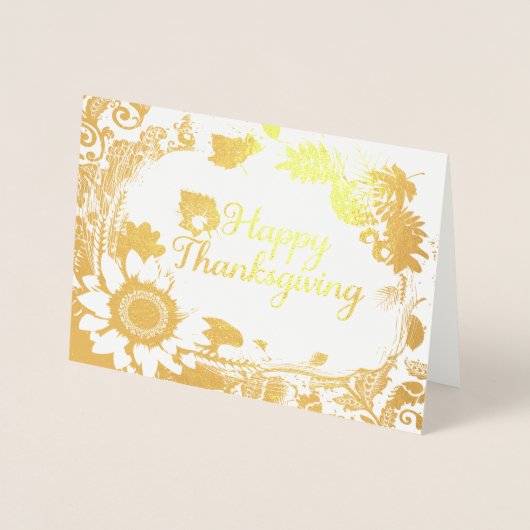 Happy Thanksgiving 13 Folie Kaarten (Voorkant)