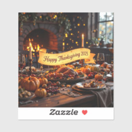Happy thanksgiving 2025 sticker