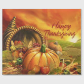 Happy Thanksgiving 2-pakpapier Cadeaupapier (Vlak)