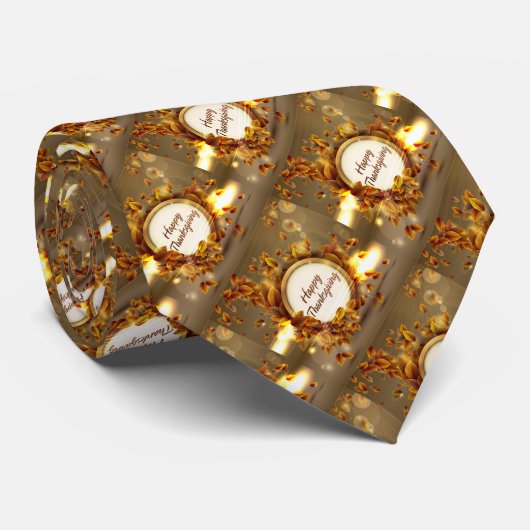 Happy Thanksgiving 3A Stropdas (Opgerold)