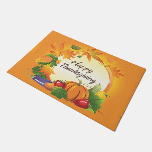 Happy Thanksgiving 5 opties Deurmat (Schuin)