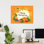 Happy Thanksgiving 5 Poster (Thuiskantoor)