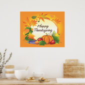 Happy Thanksgiving 5 Poster (Keuken)