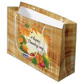 Happy Thanksgiving 5A-opties Groot Cadeauzakje (Voorkant Gekanteld)