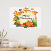 Happy Thanksgiving 5B Poster (Keuken)