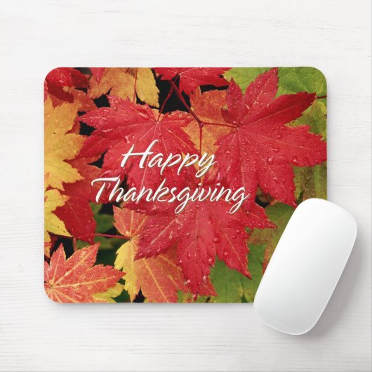 Happy Thanksgiving 8 Mousepad Muismat (Met muis)