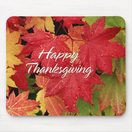 Happy Thanksgiving 8 Mousepad Muismat (Voorkant)