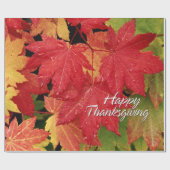 Happy Thanksgiving 8-pakpapier Cadeaupapier (Vlak)