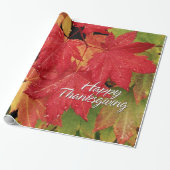 Happy Thanksgiving 8-pakpapier Cadeaupapier (Uitgerold)