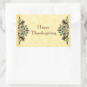 Happy Thanksgiving Antiek Cornucopias Art Sticker (Tas)