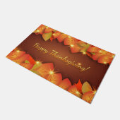 Happy Thanksgiving Autumn Leaves Deuren Mat (Schuin)