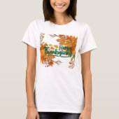 (Happy Thanksgiving) Basic T-shirt (Voorkant)
