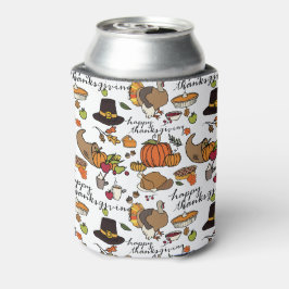 Happy Thanksgiving Beer/Soda Cooler