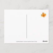 Happy Thanksgiving Black Labrador Tractor Briefkaart (Achterkant)