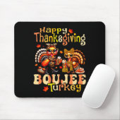 Happy Thanksgiving Boujee Turkey Leopard Boo-jee F Muismat (Met muis)