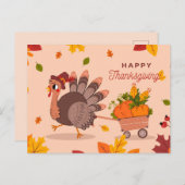 Happy Thanksgiving Briefkaart (Voorkant / Achterkant)