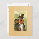 Happy Thanksgiving Briefkaart (Voorkant / Achterkant)